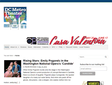 Tablet Screenshot of dcmetrotheaterarts.com